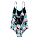 Roxy Surf My Mind One Piece Swimwear - Girls, Anthracite S Crystal, 10, ERGX103062-XKBM-10