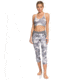 Roxy Take Me To The Beach Capri Sports Leggings - Womens, Charcoal Heather Darwin, Large, ERJWP03029-SZCH-L
