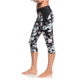 Roxy Take Me To The Beach Capri Sports Leggings - Women's, True Black Story Of, Small, ERJWP03029-XKKW-S