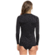 Roxy Wholehearted Long Sleeve Rashguard - Women's, Anthracite, Small, ERJWR03408-KVJ0-S