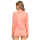 Roxy Wholehearted Long Sleeve Rashguard - Womens, Terra Cotta, Medium, ERJWR03408-MJN0-M