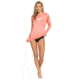 Roxy Wholehearted Long Sleeve Rashguard - Women's, Terra Cotta, Medium, ERJWR03408-MJN0-M