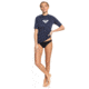 Roxy Wholehearted Short Sleeve Rashguard - Women's, Mood Indigo, Medium, ERJWR03409-BSP0-M