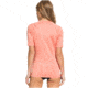 Roxy Wholehearted Short Sleeve Rashguard - Womens, Terra Cotta, Small, ERJWR03409-MJN0-S
