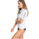 Roxy Wholehearted Short Sleeve Rashguard - Womens, White, Small, ERJWR03409-WBB1-S
