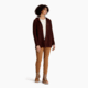 Royal Robbins Baylands Cardigan - Womens, Dark Mahogany, Large, Y617023160L