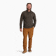 Royal Robbins Baylands Lined 1/2 Zip - Mens, Black Olive Htr, Large, Y417017300L