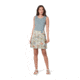 Royal Robbins Discovery III Printed Skort - Womens, LT Khaki Palisades Print, 6, Y325007-Lt Khaki-6
