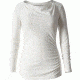 Royal Robbins Essential Tencel Cowl Neck Long Sleeve Shirt - Womens -Creme-Small