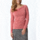 Royal Robbins Essential Tencel Cowl Neck Long Sleeve Shirt - Womens -Dixie Rose-Large