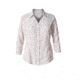 Royal Robbins Expedition Chill Print Womens 3/4 Sleeve Shirt, White Print, S, 32127-WHITE PT-S