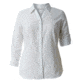 Expedition Stretch 3/4 Sleeve Shirt - Womens-White-Large