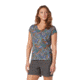 Royal Robbins Featherweight Tee - Womens, Charc Caulfield Pt, Small, Y611013-013-S