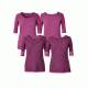 Royal Robbins Flip N Twist Womens Half Sleeve Tee Shirt, Meadow Mauve, L 31447-MEADOW MAUVE-L