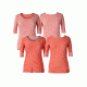 Royal Robbins Flip N Twist Womens Half Sleeve Tee Shirt, Strawberry Ice, L 31447-STRAWBERRY ICE-L