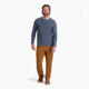 Royal Robbins Headlands Hemp Button Crew - Mens, Sea, Medium, Y717021762M