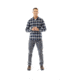 Royal Robbins Lieback Flannel Long Sleeve, Pewter, Small, 72973-732-S