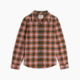 Royal Robbins Lieback Organic Cotton Flannel Long Sleeve - Womens, Baked Clay Wildwood Pld, Extra Small, Y621012215XS