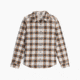 Royal Robbins Lieback Organic Cotton Flannel Long Sleeve - Womens, Ivory Wildwood Pld, Medium, Y621012140M