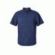 Royal Robbins Mid-Coat Seersucker Men's Short Sleeve Shirt, Collins Blue, S 71187-COLLINS BLUE-S