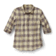 Oasis Plaid Pullover - Womens-Light Khaki-Large