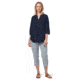Royal Robbins Oasis Tunic II 3/4 Sleeve Shirt - Womens, Navy, XL, Y622017-Navy-XL