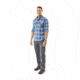Royal Robbins Performance Flannel Plaid Long Sleeve, Blue Depths, Large, 42392-11-L