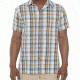 Playa Plaid Short Sleeve Shirt - Mens-Phoenix Blue-Small