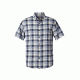 Royal Robbins Point Reyes Plaid II Men's Short Sleeve Shirt, Collins Blue, XL 72215-COLLINS BLUE-XL