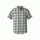 Royal Robbins Point Reyes Plaid II Men's Short Sleeve Shirt, Elm Green, XXL 72215-ELM GREEN-XXL