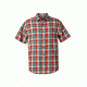 Royal Robbins Point Reyes Plaid II Men's Short Sleeve Shirt, Sumac, XXL 72215-SUMAC-XXL