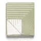 Rumpl Merino SoftWool Blanket, Sage Triangles, Queen, MSWP-SG1-Q