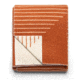 Rumpl Merino SoftWool Blanket, Terra Cotta Triangles, Queen, MSWP-TC1-Q