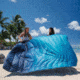 Rumpl Original Puffy Blanket - Printed, Ocean Fade, 2 Person, TPPB-P29-2