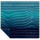 Rumpl Original Puffy Blanket - Printed, Ocean Fade, 2 Person, TPPB-P29-2