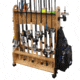 Rush Creek Creations 16-Rods Double Sides Rolling Rack with Line Spooler, American Cherry, 38-5000