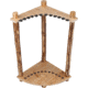 Rush Creek Creations Fishing Rod Corner Storage Rack, Holds 12 Rods, 37-0029