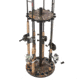 Rush Creek Creations Realtree 16 Round Rod Storage Rack with 38mm Steel Post, 39-7009