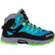 Salewa Alp Trainer Mid GTX Hiking Boots - Kids, Blue Danube/Fluo Green, 3.5, 00-0000064010-8375-3.5