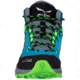 Salewa Alp Trainer Mid GTX Hiking Boots - Kids, Blue Danube/Fluo Green, 3.5, 00-0000064010-8375-3.5