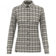 Salewa Fanes Flannel 5Pl Long Sleeve Shirt - Womens, Oatmeal/Black Out, Large, 28447-7269-L