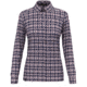 Salewa Fanes Flannel 5Pl Long Sleeve Shirt - Womens, Zephyr/Navy Blazer, Large, 28447-6596-L