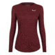 Salewa Lavaredo Hemp Long Sleeve Tee - Womens, Syrah, Large, 28523-1570-L