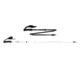 Salewa Pedroc Carbonium Poles, Black/White, 135, 00-0000005668-0905-135