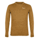 Salewa Puez Melange Dry Long Sleeve Tee - Mens, Golden Brown Melange, Extra Large, 27453-7026-XL