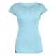 Salewa Puez Melange Dry Tee Short Sleeve - Womens, Air Blue Melange, Extra Small, 26538-3025-XS
