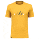 Salewa Pure Stripes Dry T-Shirt - Men, Extra Small, Gold, 00-0000028639-2190-XS
