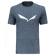 Salewa Solidlogo Dry T-Shirt - Mens, Java Blue, Medium, 27018-8100-M