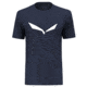 Salewa Solidlogo Dry T-Shirt - Mens, Navy Blazer, Extra Small, 27018-3960-XS