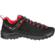 Salewa Wildfire Leather Approach Shoes - Womens, Black/Fluo Coral, 9, 00-0000061396-936-9